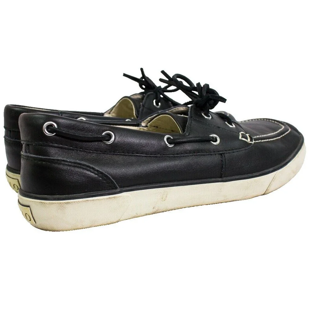 Polo Ralph Lauren Boat Shoes Leather Dark Topsiders Size 11.5 D